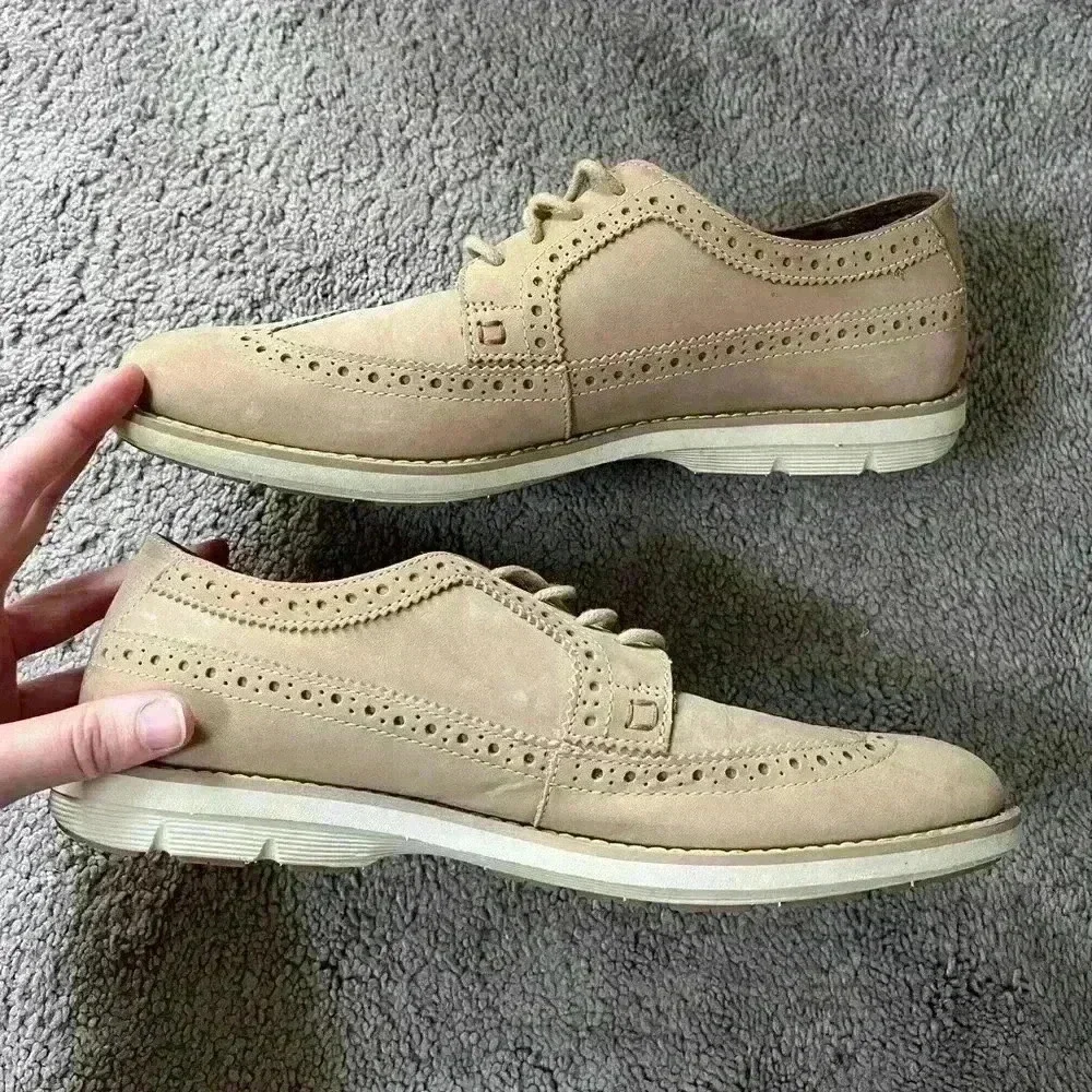 timberland tan dressy loafers in great condition mens‎ size 7